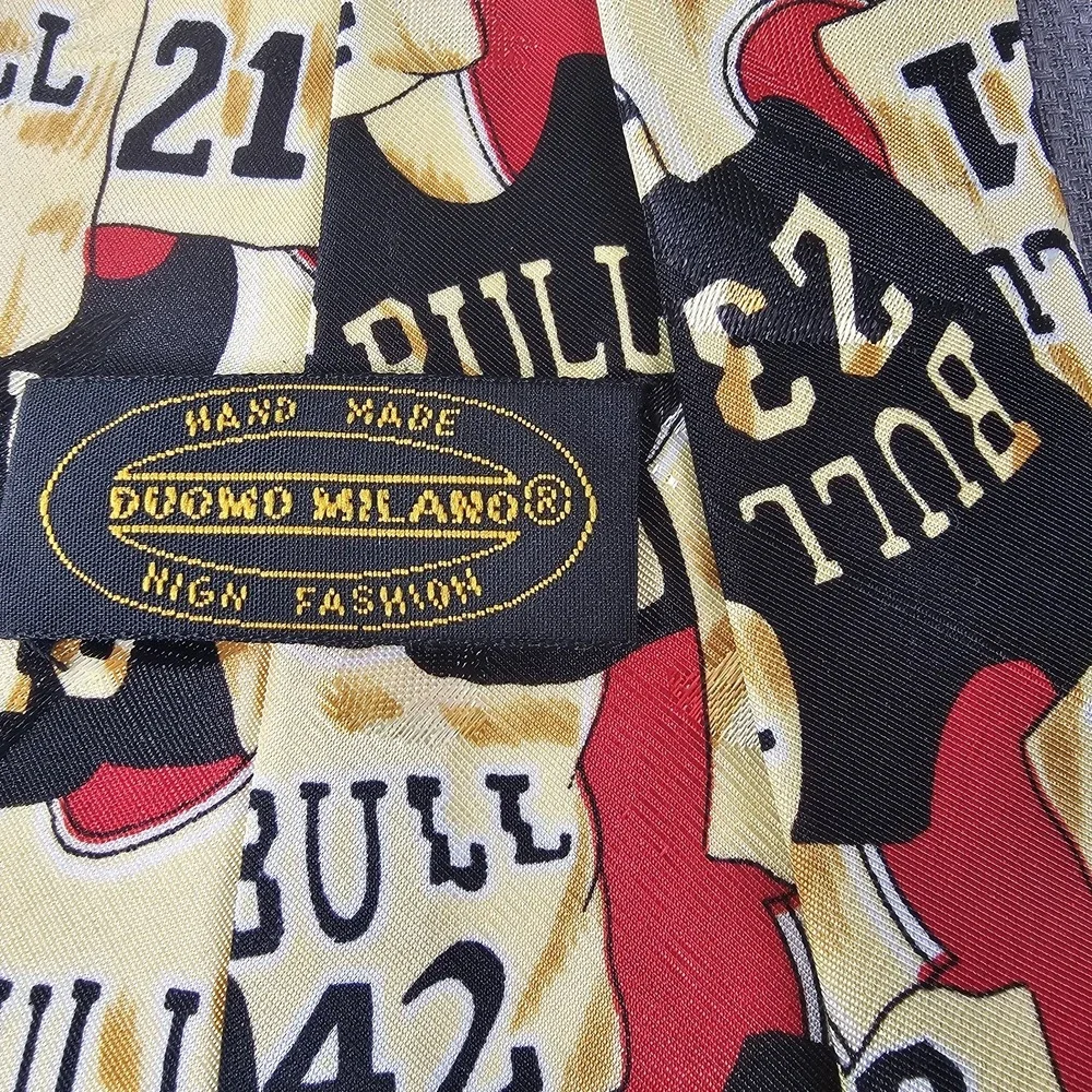 Duomo Milano  Silk Bulls Jersey‎ Print Necktie 56